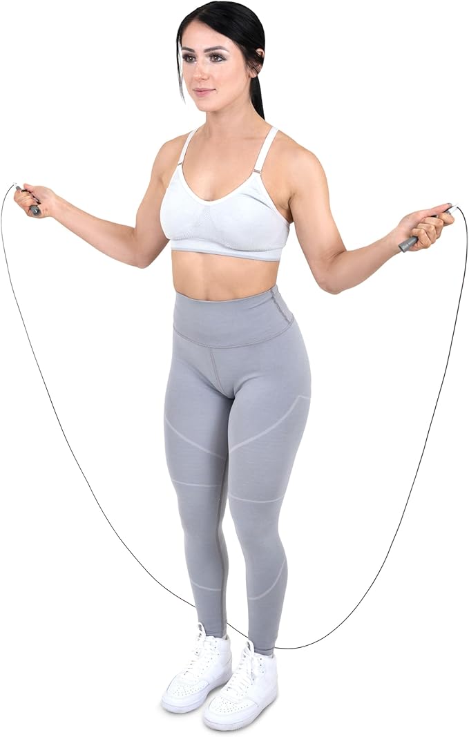 ProsourceFit Speed Jump Rope 10’ Adjustable Length, Super Fast Turning for Cardio, Boxing