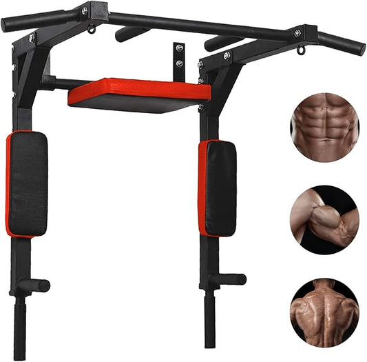 Wall Mounted Pull up Bar Multifunctional Chin up 440 Lbs…