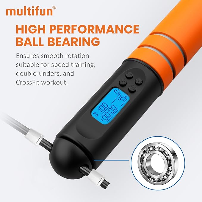 Jump Rope, multifun Speed Skipping Rope with Calorie