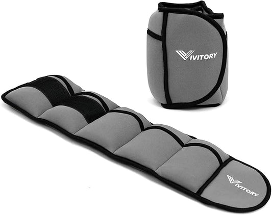 Vivitory Adjustable Ankle Weights for Women & Men 2 to 10 Lbs,