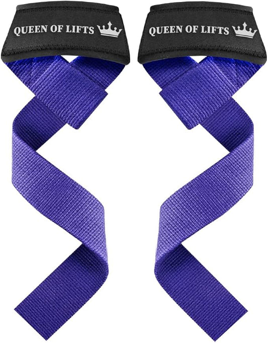 TECEUM Wrist Lifting Straps with Neoprene Padding Support – Heavy Duty Wrist Workout Straps For Men and Women – Ideal for Powerlifting, Strength Training, Bodybuilding