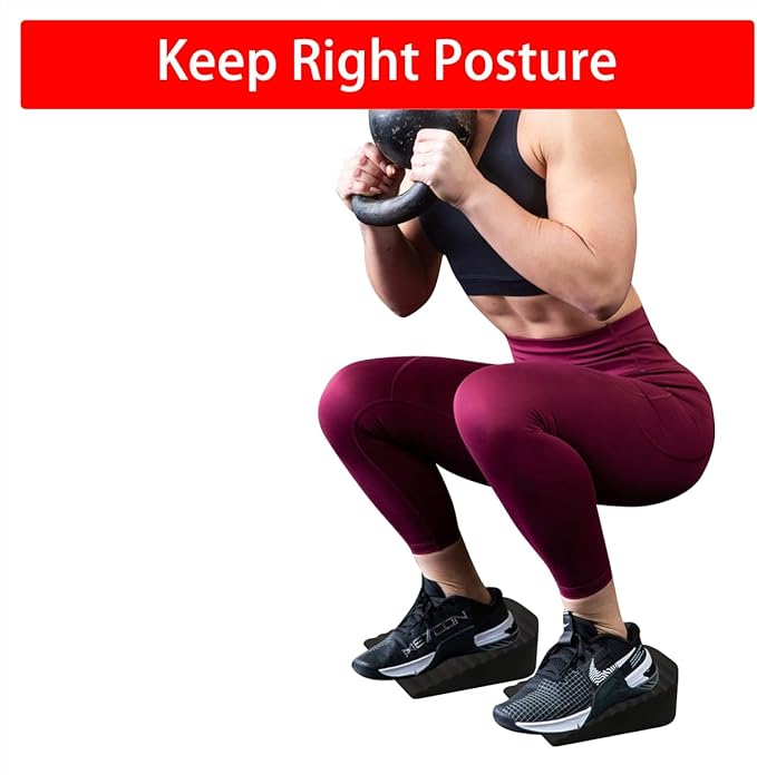 Squat Wedge Block by SEWD - Non-Slip Slant