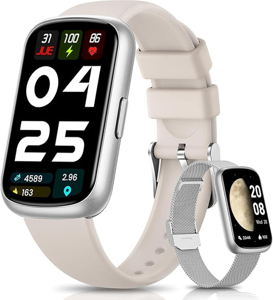 Fitness Tracker, 24/7 Heart Rate, Blood Oxygen Monitor Smart Watches for Women, Sleep and Step Tracker Smart Watch for Android Phones/iPhones, IP68 Activity Tracker with 20+ Sport Modes