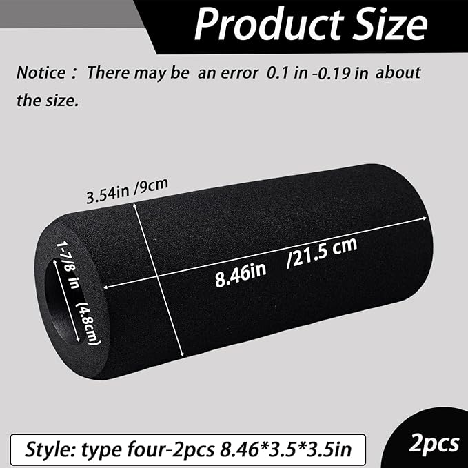 Foot Foam Pads Rollers Replacement Set for Home