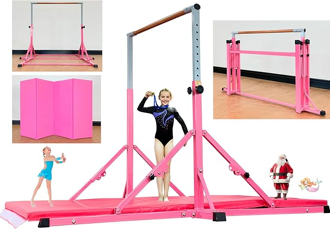 Gymnastic Bar For Kids and Teenage Ages 3-25 5 FT 6 FT 5 FT 6 FT