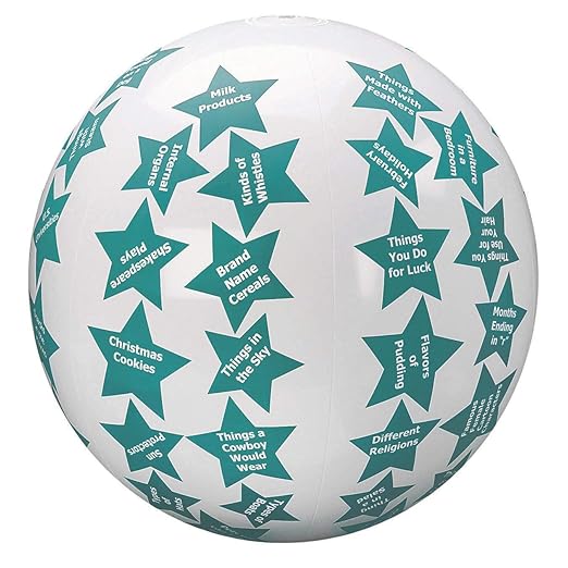 S&S Worldwide Toss 'n Talk-About Ball II. Beach 24" Flat