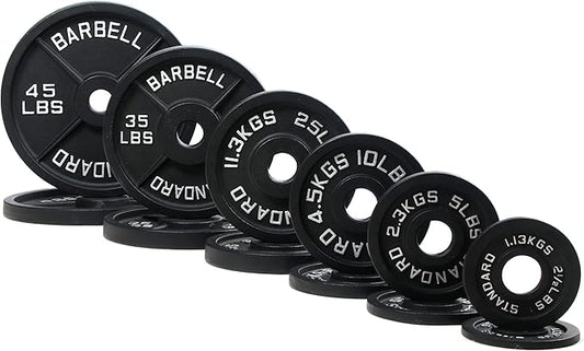 Signature Fitness Olympic Cast Iron Plate for Strength