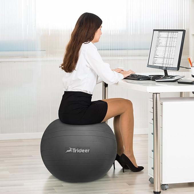 Trideer Yoga Ball Exercise Ball for Working Out 5 Sizes