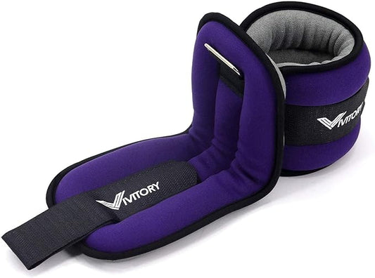 Vivitory Ankle Weights for Women & Men 2.2 to 6.6 Lbs