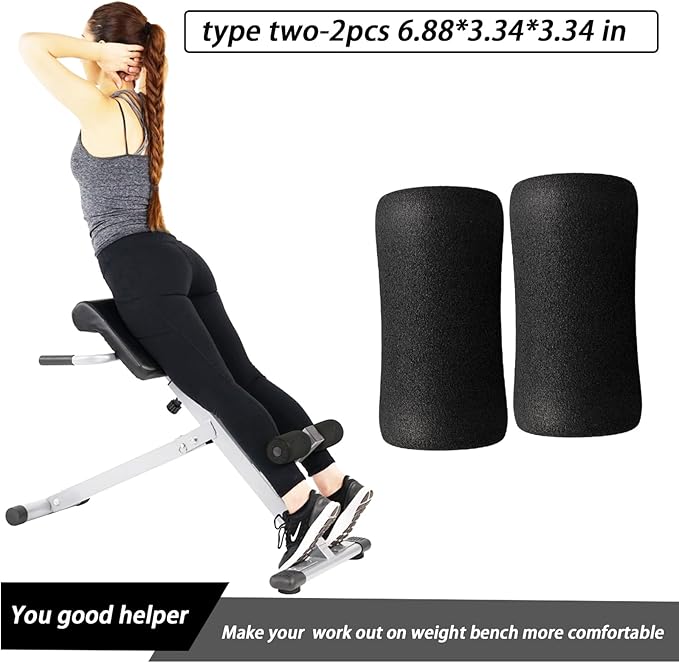 Foot Foam Pads Rollers Replacement Set for Home