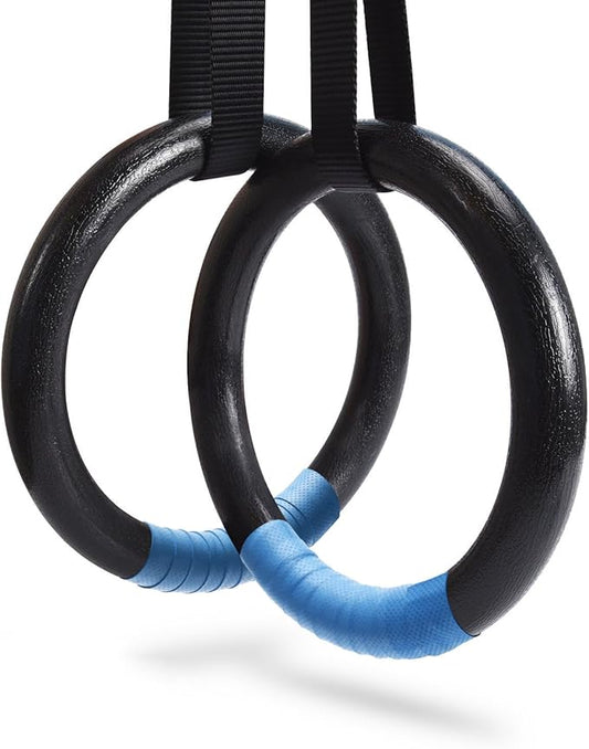 PACEARTH Gymnastic Rings 1100lbs Capacity with 14.76ft Adjustable