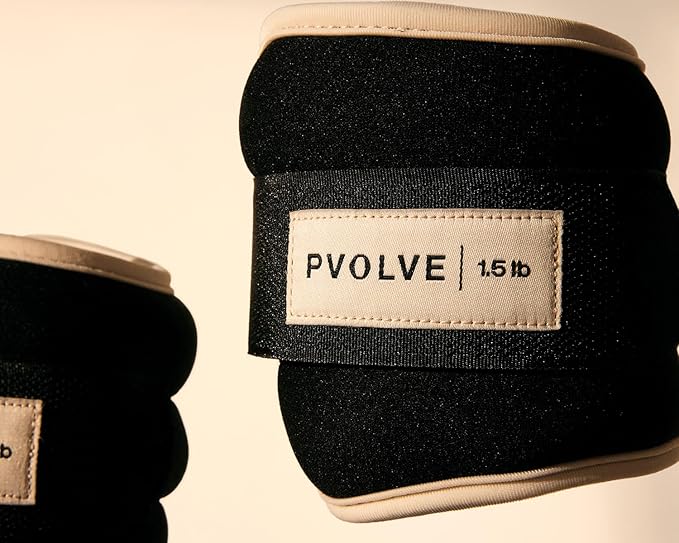 Pvolve 1.5lb Ankle Weights for Home Workouts -