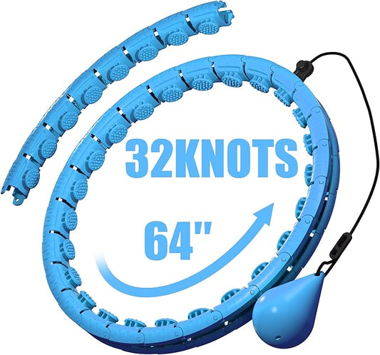 Infinity Weighted Fitness Circle for Adults 32 Detachable