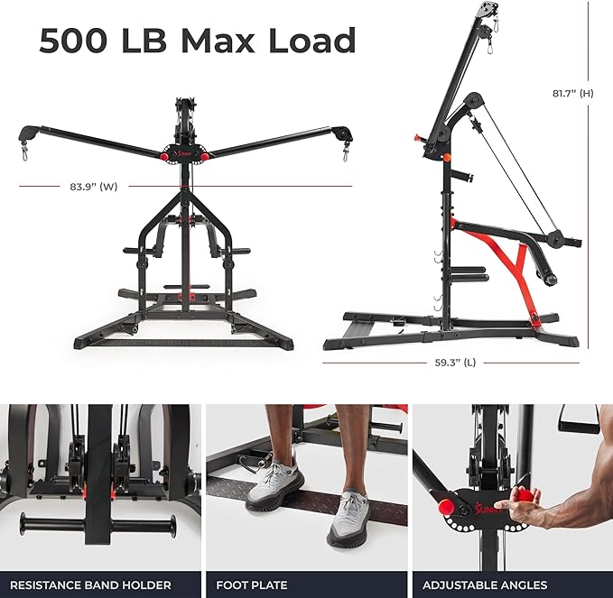 Sunny Health & Fitness Multifunctional Strength Training All 500 LB SF-HG92401