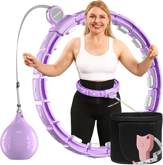 Weighted Workout Hoop for Adult Weight Loss - 48" Infinity