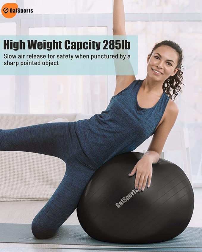 GalSports Yoga Ball Exercise Ball for Working Out