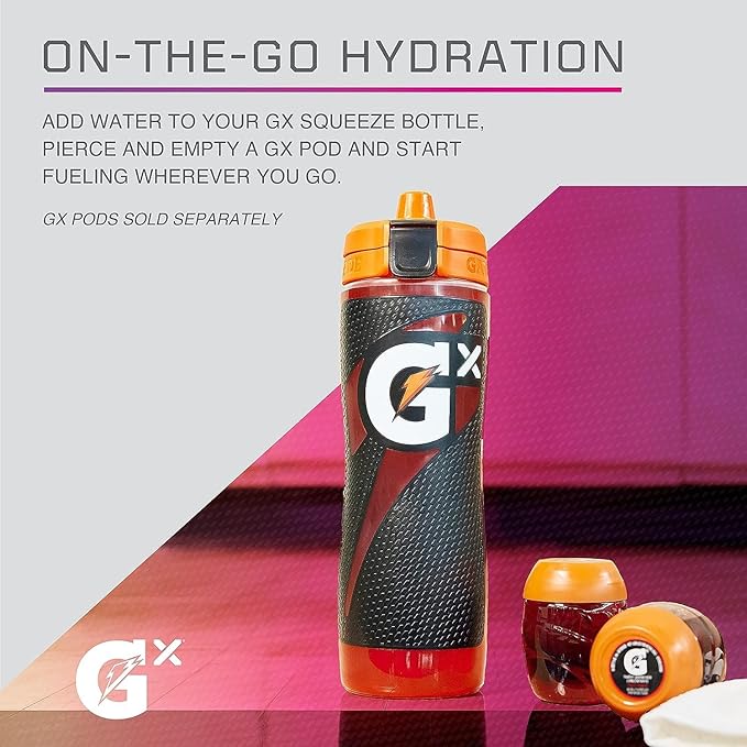 Gatorade Gx NFL Non-Slip Squeeze Bottles 30 fl