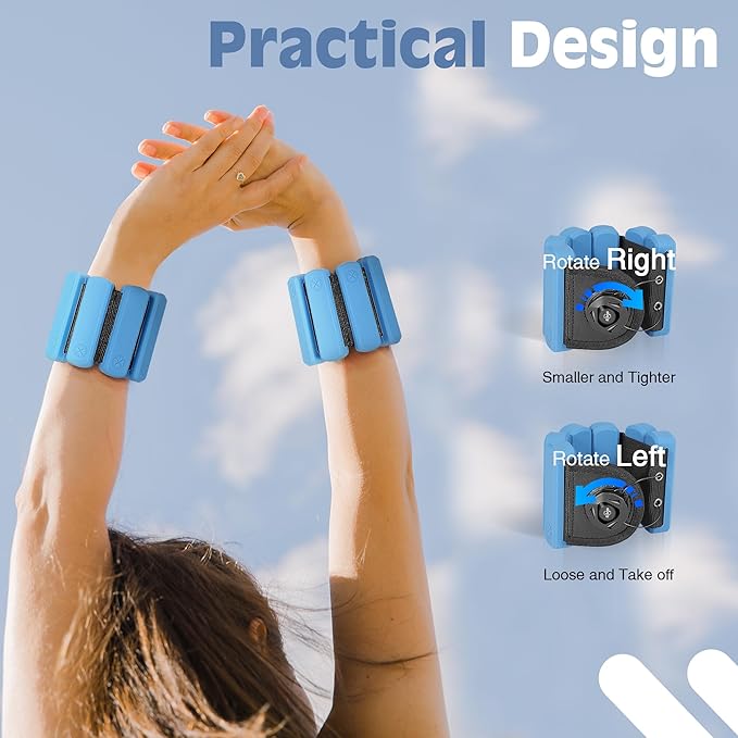 Wrist Weights - set of 2(1lb each)