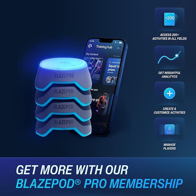 BlazePod Reaction Training Platform Improves Reaction Time And Educators(4 Pods