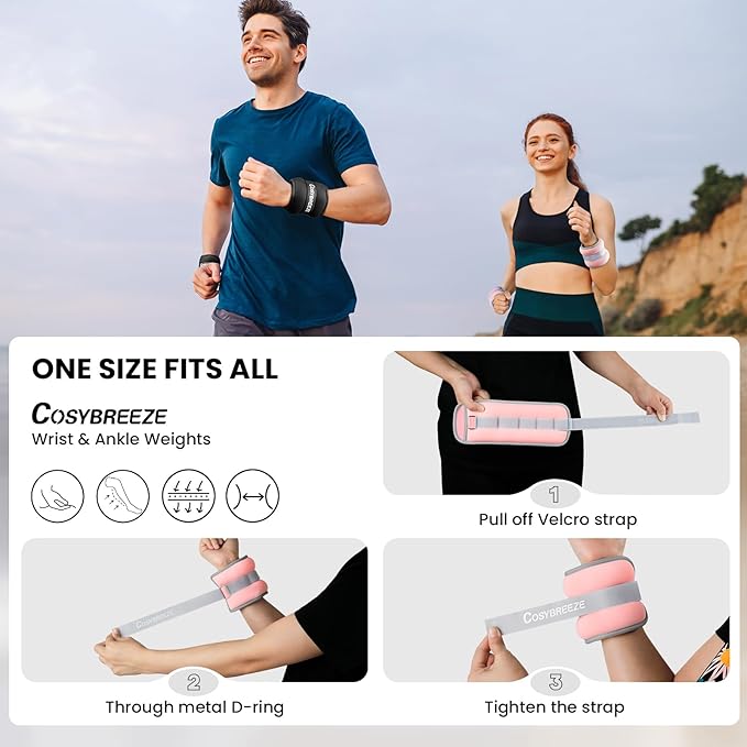 Ankle Weights for Women Men 1 2 3 4 6 6 8 8 10 10 LBS