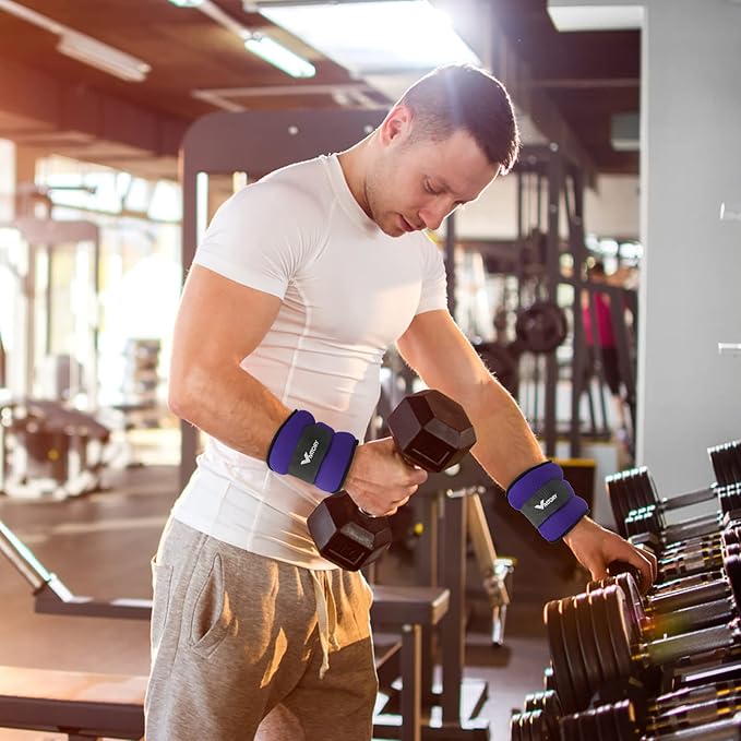 Vivitory Ankle Weights for Women & Men 2.2 to 6.6 Lbs