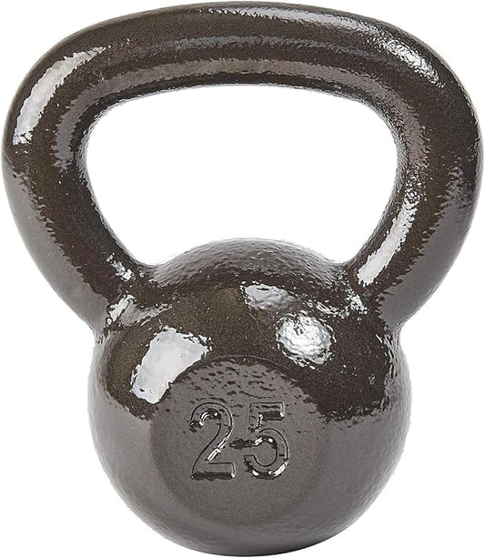 Cast Iron Kettlebell Weights for Home Gym, Heavy Duty Strength Training, Workout Equipment for HIIT, Functional Fitness