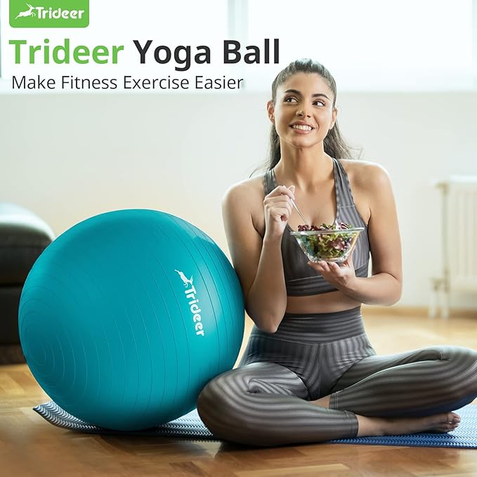 Trideer Yoga Ball Exercise Ball for Working Out 5 Sizes
