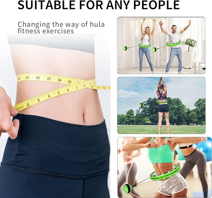 Smart Weighted Hoop for Adults 2 in 1 Abdomen 24 Knots