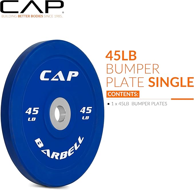 CAP Barbell Rubber Olympic Bumper Plate