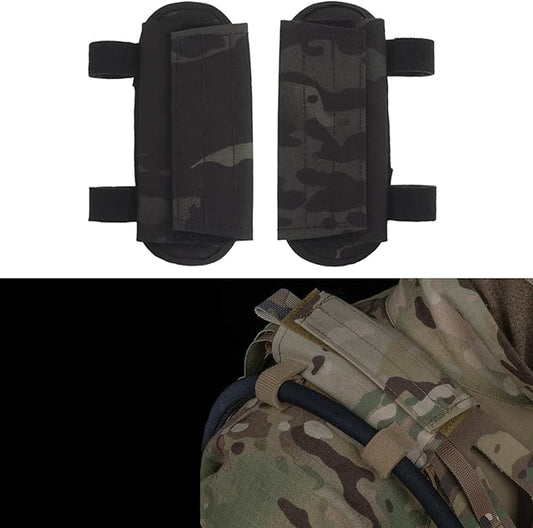 Plate Carrier Shoulder Pads, 2 Pack Tactical Vest Shoulder Pads Strap Cushion Vest Accessories Shoulder Pads Soft Mesh Pads for FCPC JPC Vests Sling Bags