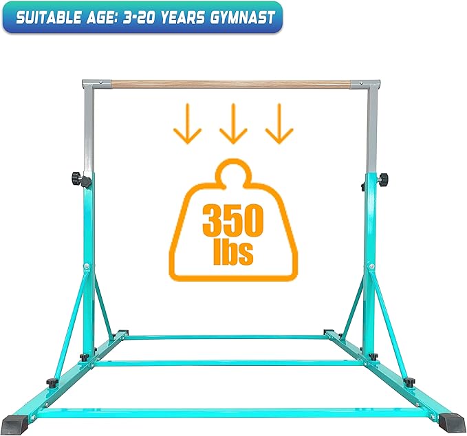 Gymnastic Bar For Kids and Teenage Ages 3-25 5 FT 6 FT 5 FT 6 FT