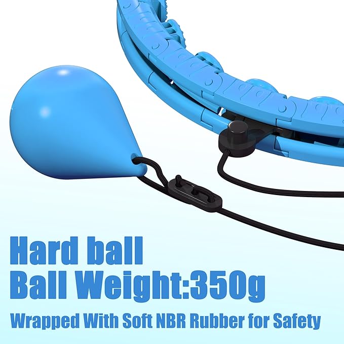 Infinity Weighted Fitness Circle for Adults 32 Detachable