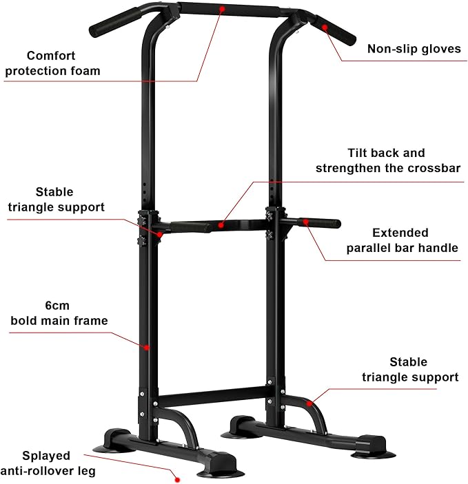 SogesGame Power Tower Pull Up Bar