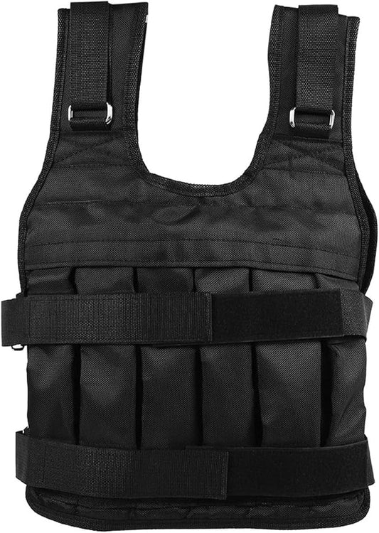 Weighted Vest, To Fit Large Big Guy Weighted Vests, Oxford Cloth Heavy Duty 50KG Weighted Vest Strength Training Jacket for Workout Fitness