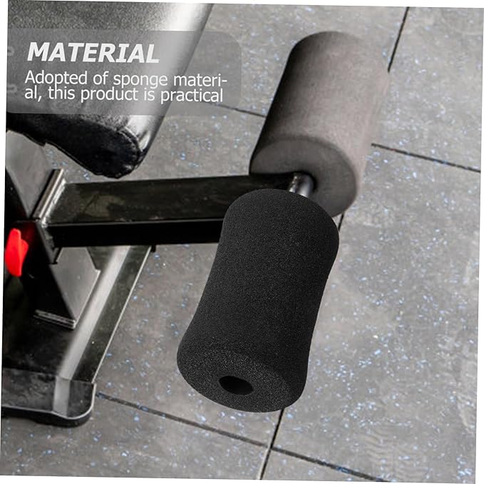 SUPVOX 2pcs Gym Replacement Parts Pads Covers Exercise Equipment Comfortable Sponge Foot Pads Weight Bench Leg Extension