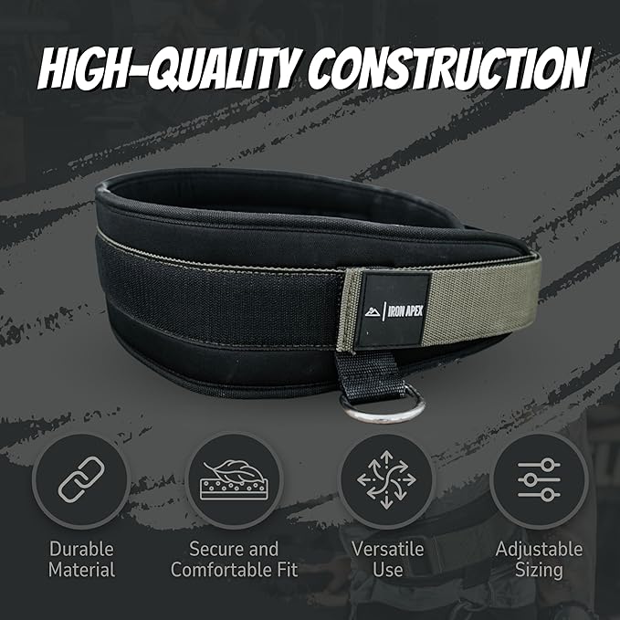 Weightlifting Dip Belt with Chain for Pullups and