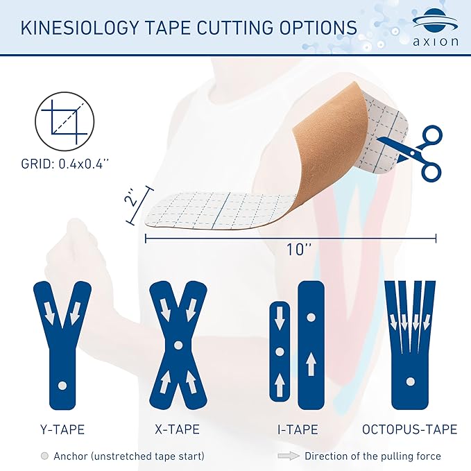 Kinesiology Tape PRECUT Mix Set | 120 Pre-Cut Multicolored Sport Tape Strips 10 x 2 in - on 6 Rolls | Waterproof • Skin-Friendly • Elastic | Kinesiology Tapes Ideal for Sports