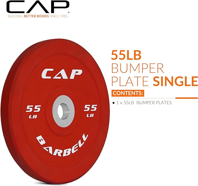 CAP Barbell Rubber Olympic Bumper Plate