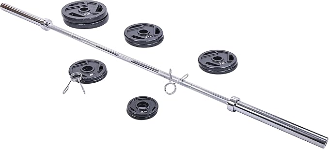 Signature Fitness Olympic 2-Inch Cast Iron Plate Weight