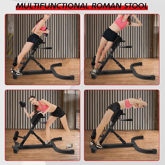 Hyper Back Extension Roman Chair – Multi-Functional Bench