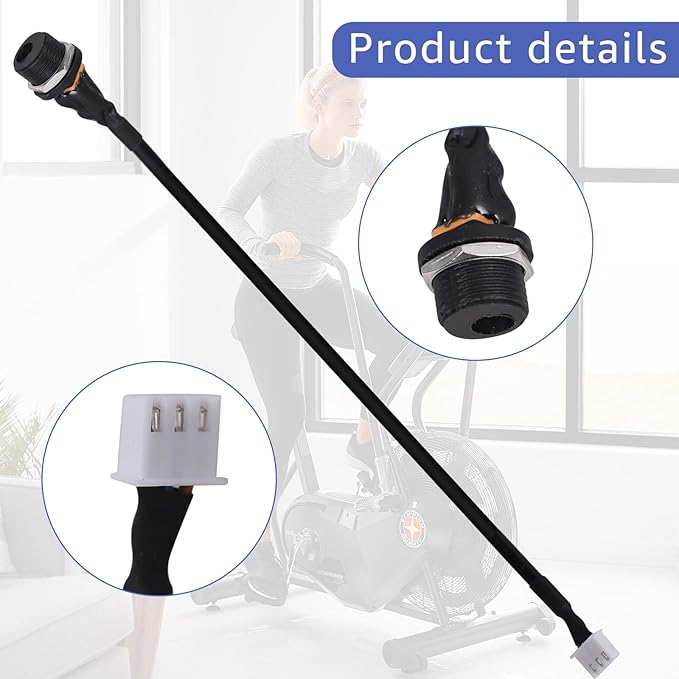 Connector Input Cable,Compatible with Nautilus Schwinn Exercise Bikes, Replace 8001352