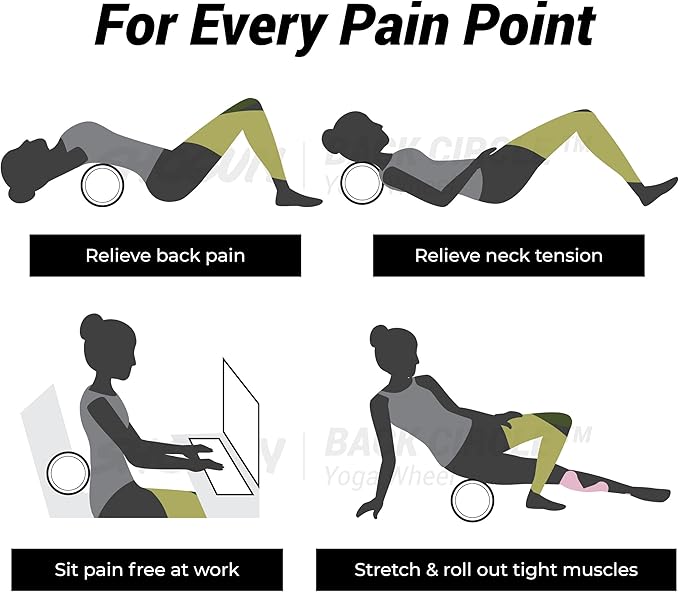 Shogun Yoga Wheel Roller for Back Pain Relief