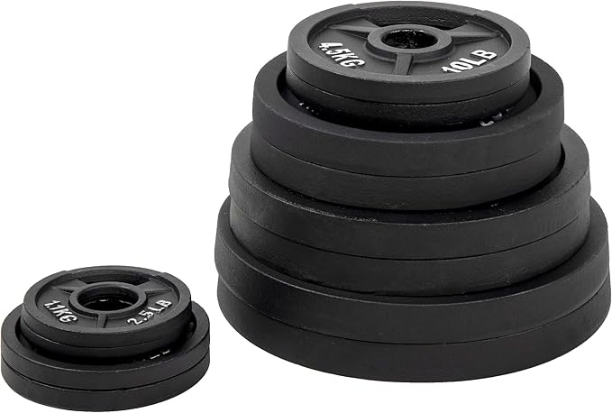 Signature Fitness Olympic 2-Inch Cast Iron Plate Weight