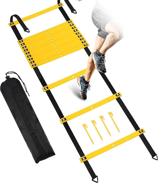 Fixed Rung Agility Ladder 丨20ft 12 Rungs No
