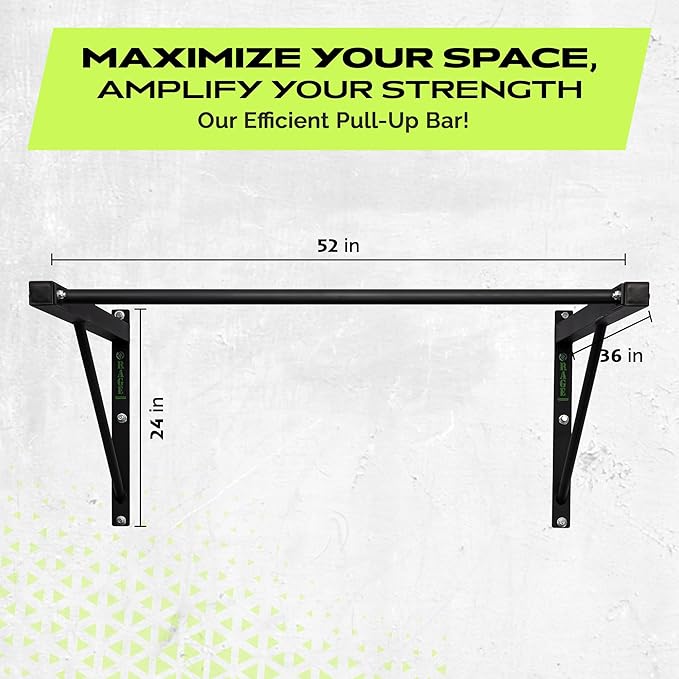 R2 Wall Mounted Pull Up Bar (500 lbs)