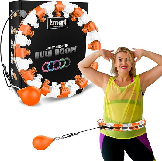 K-MART Smart Hula Ring Hoops 24 Detachable 360 Degree