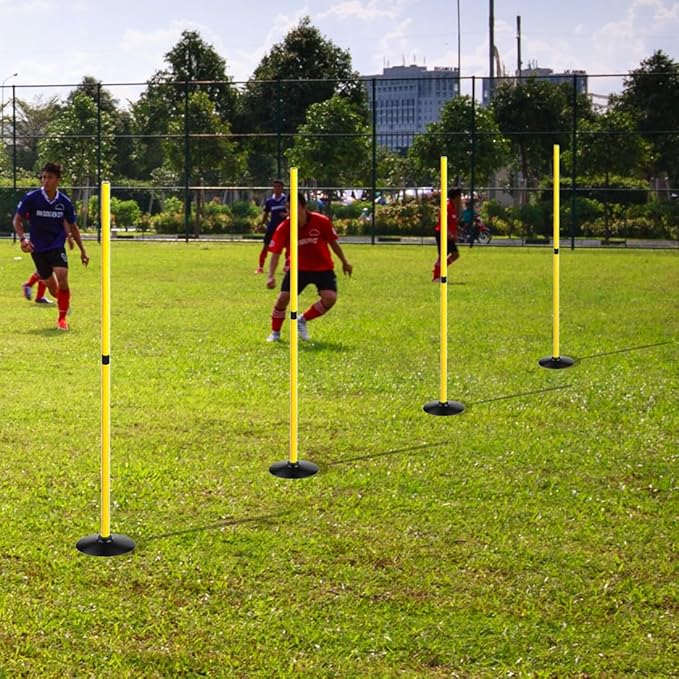 Soccer Agility Poles Set Detachable Sports Trainning Speed