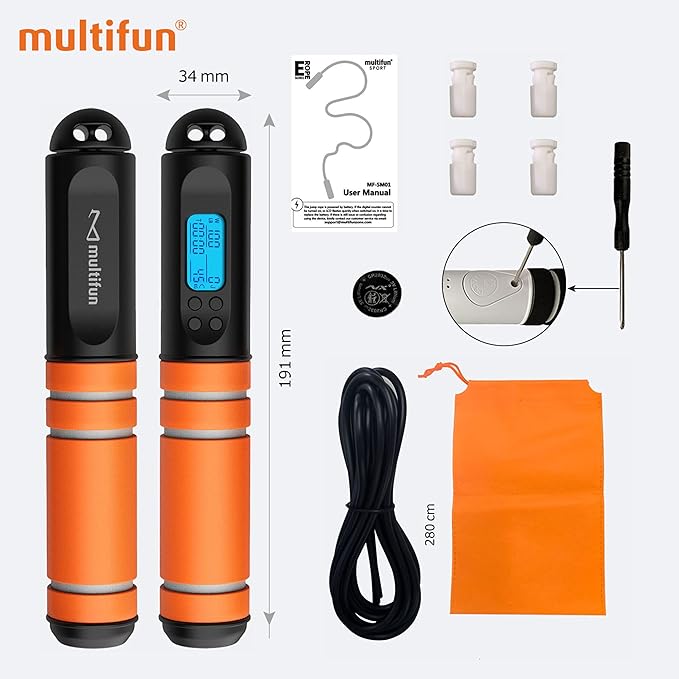 Jump Rope, multifun Speed Skipping Rope with Calorie