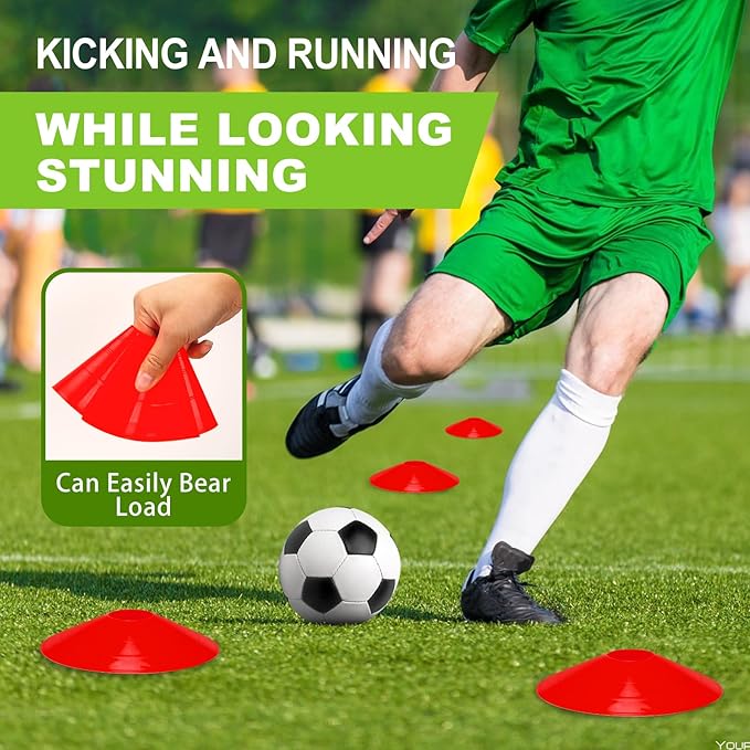 Ashsajkd(Set of 25 - Agility Soccer Cones