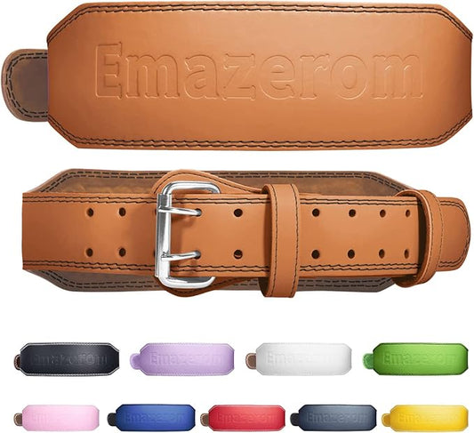 Leather Weight Lifting Belt for Men and Women